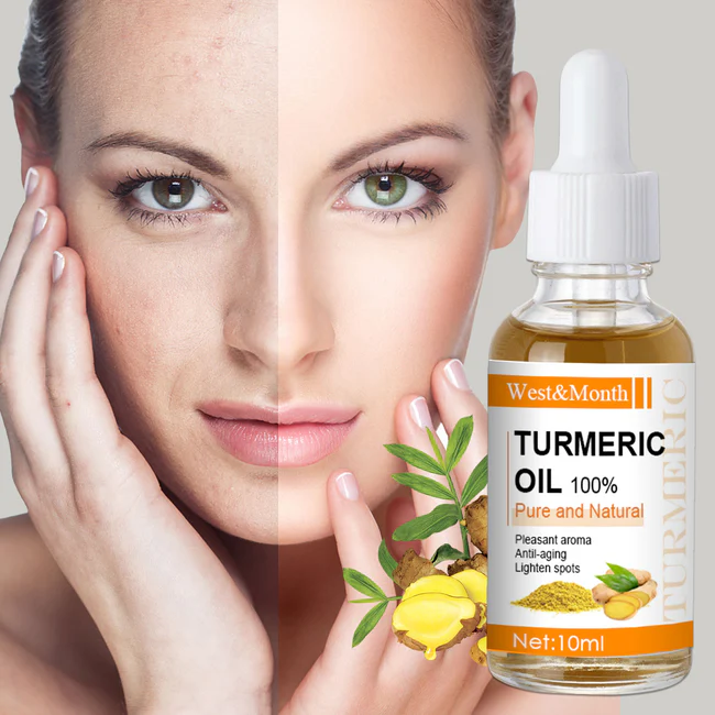 Turmeric Essential Oil 10ml Organic Turmeric Oil For Dark Spots 100 Pure Therapeutic Grade Turmeric Oil For Moisturizing - Image 4