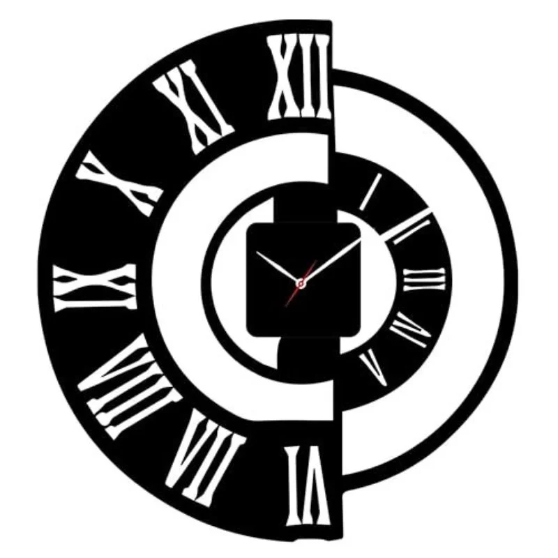 3D DIY Wooden Wall Clock | MDF Silent Quartz Wall Clock | Decorative Hanging Clock for Home & Office - Image 4